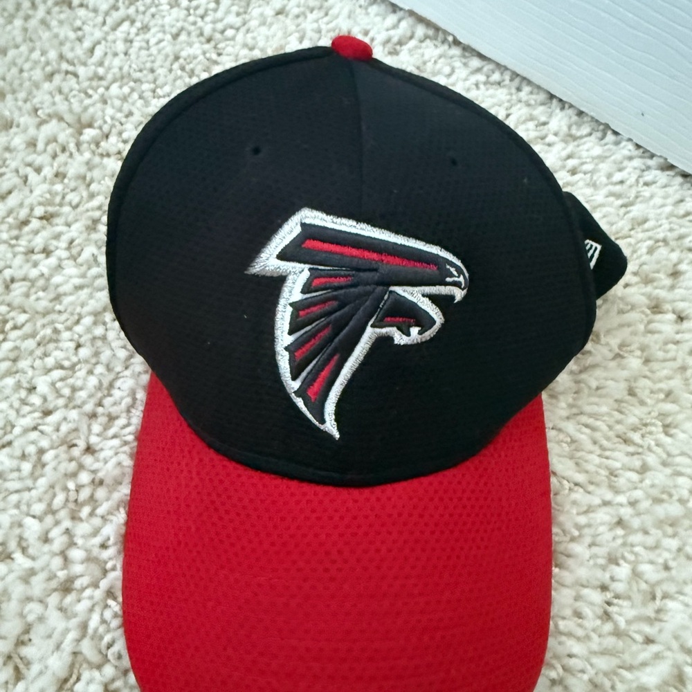 Black and Red Falcons Cap